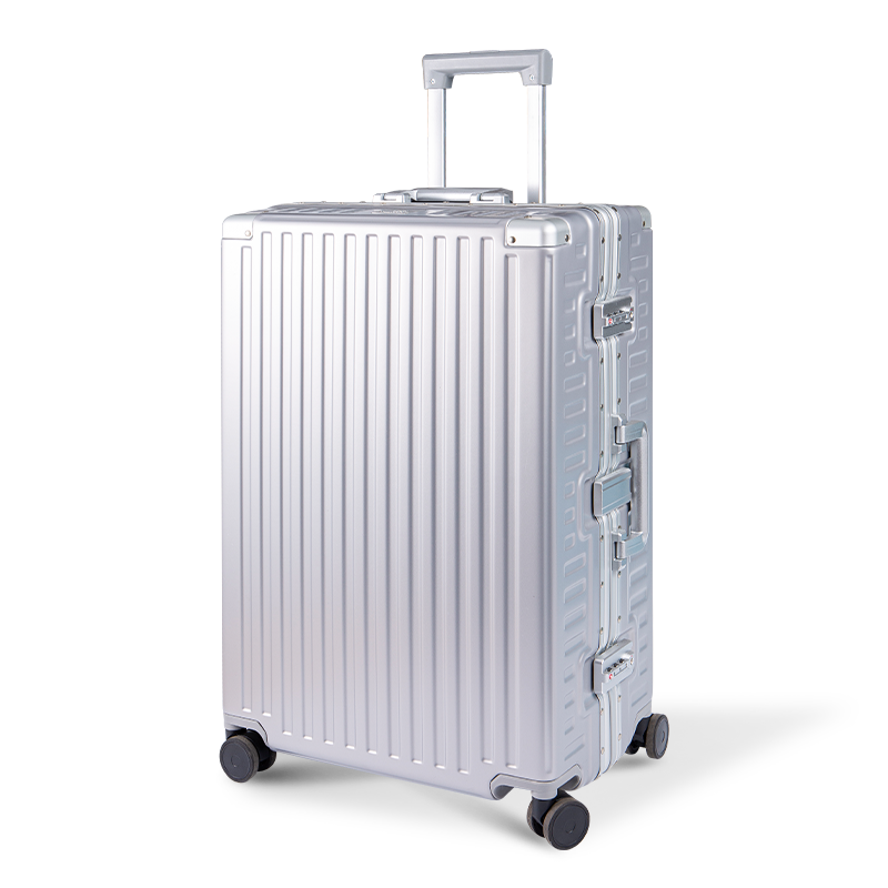Travel Luggage Aluminum Frame Spinner Suitcase with 3-Digit Lock – Large Capacity for Students and Adults