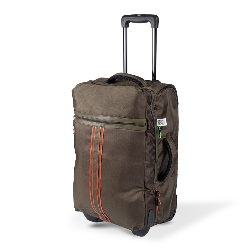 Olive Green Hard-Shell Medium Checked Luggage