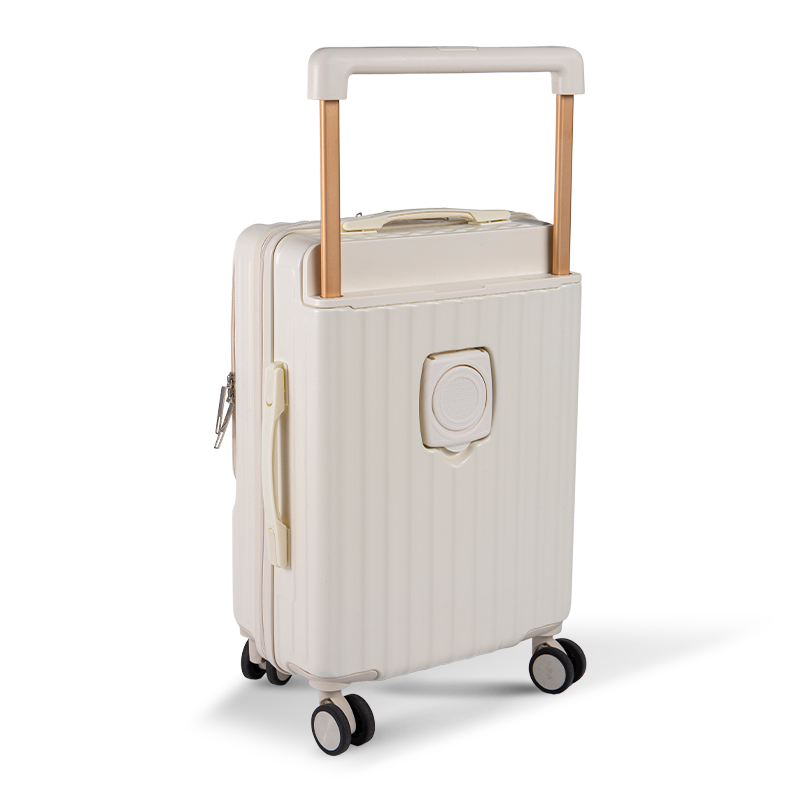 SGG Trolley Luggage with Five Wheels, Large Capacity, Front Opening, Sturdy, Silent, Fashionable Travel Luggage