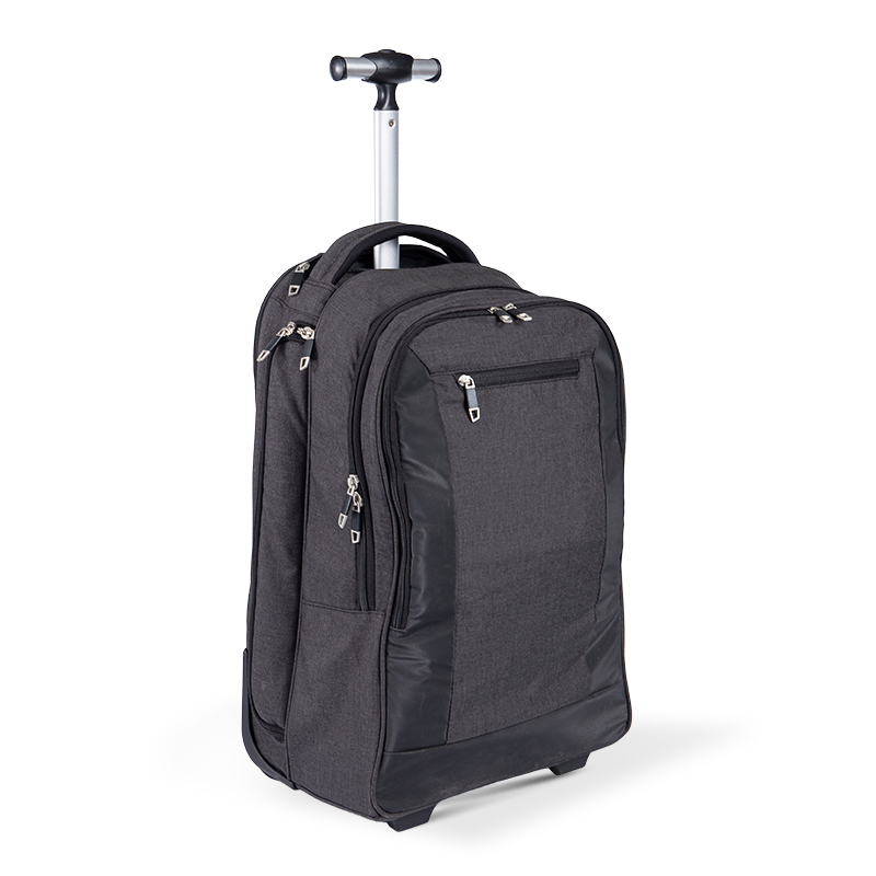 Swiss Trolley Backpack - Dual Shoulder Backpack Travel Suitcase Luggage Trolley Bag for Men, Large Capacity, for High School and Middle School Students