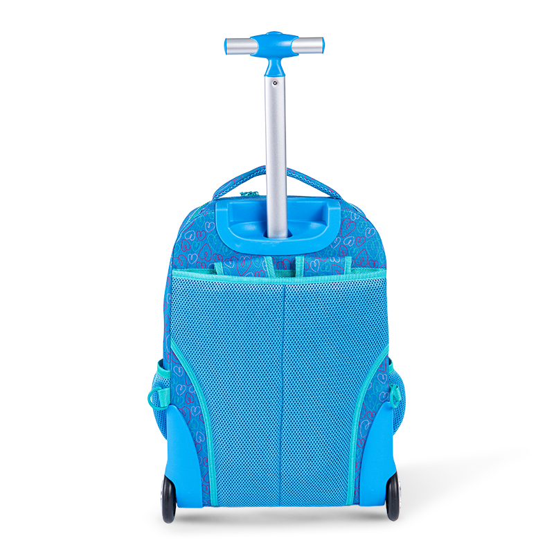 Climbing-Friendly Unisex Luggage Backpack with Spine Protection for Teenagers, Lightweight Rolling Backpack with Lunch Box