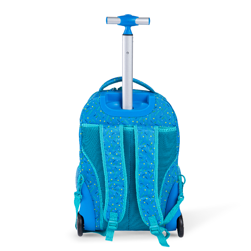 Climbing-Friendly Unisex Luggage Backpack with Spine Protection for Teenagers, Lightweight Rolling Backpack with Lunch Box