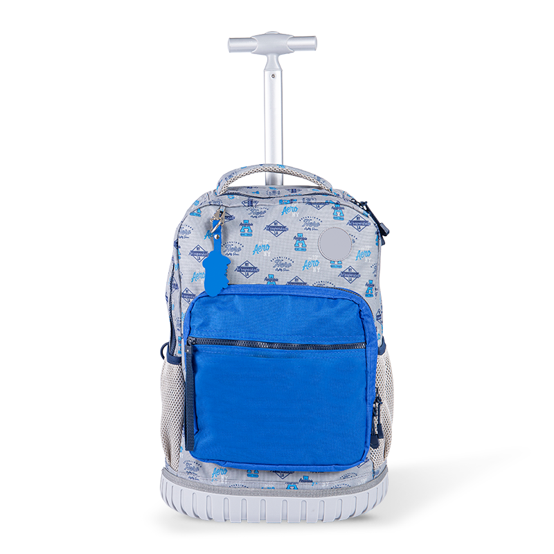 Climbing-Friendly Unisex Luggage Backpack with Spine Protection for Teenagers, Lightweight Rolling Backpack with Lunch Box
