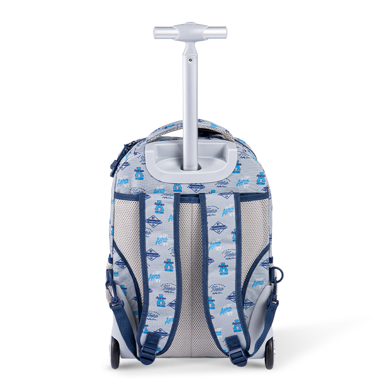 Climbing-Friendly Unisex Luggage Backpack with Spine Protection for Teenagers, Lightweight Rolling Backpack with Lunch Box