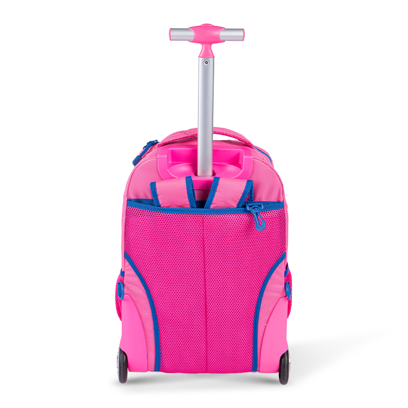 Climbing-Friendly Unisex Luggage Backpack with Spine Protection for Teenagers, Lightweight Rolling Backpack with Lunch Box