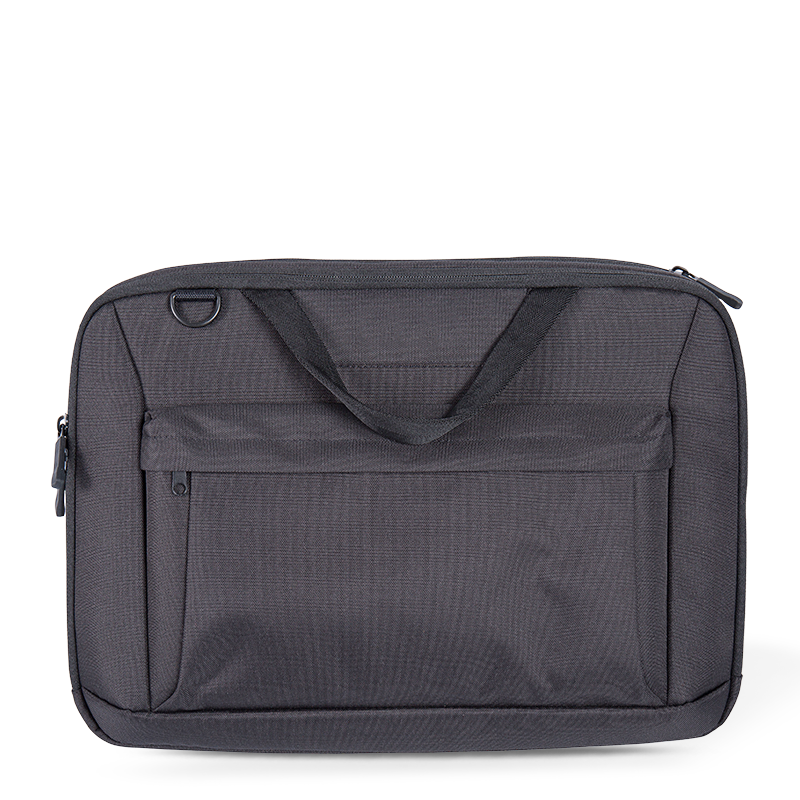 Black Handheld and Crossbody Business Briefcase