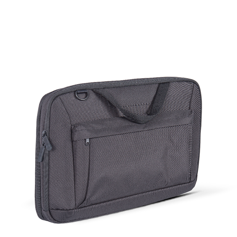 Black Handheld and Crossbody Business Briefcase