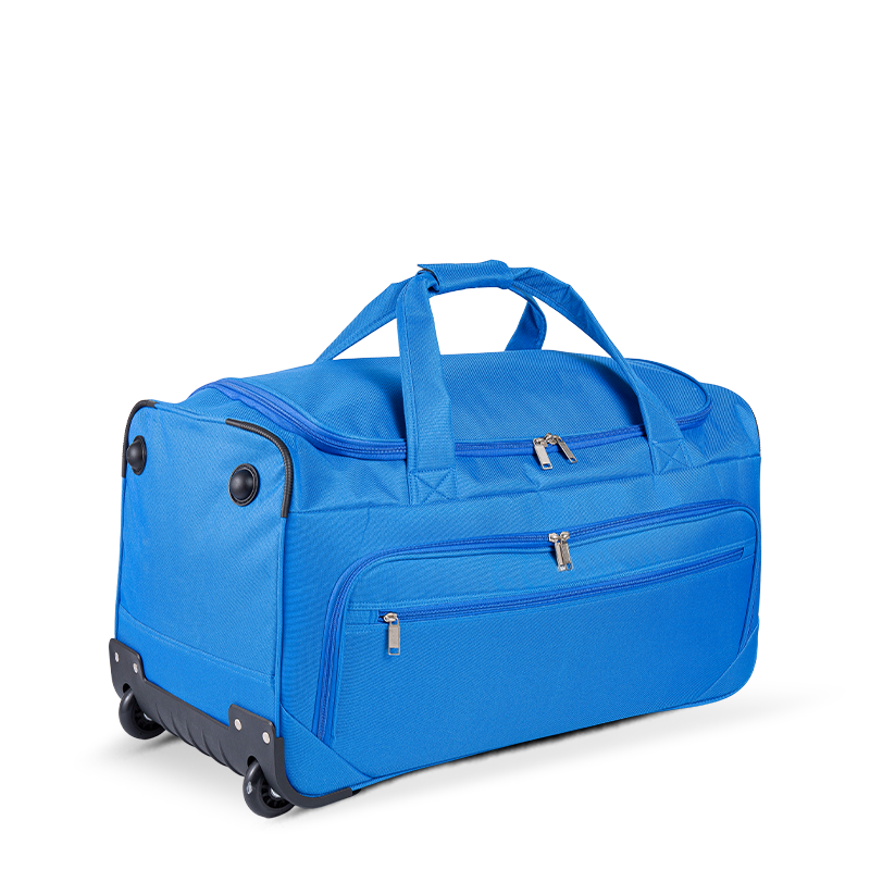 Lightweight portable travel trolley bag for women large capacity waterproof storage luggage bag foldable