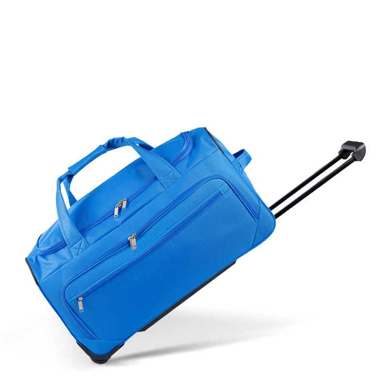 Lightweight portable travel trolley bag for women large capacity waterproof storage luggage bag foldable