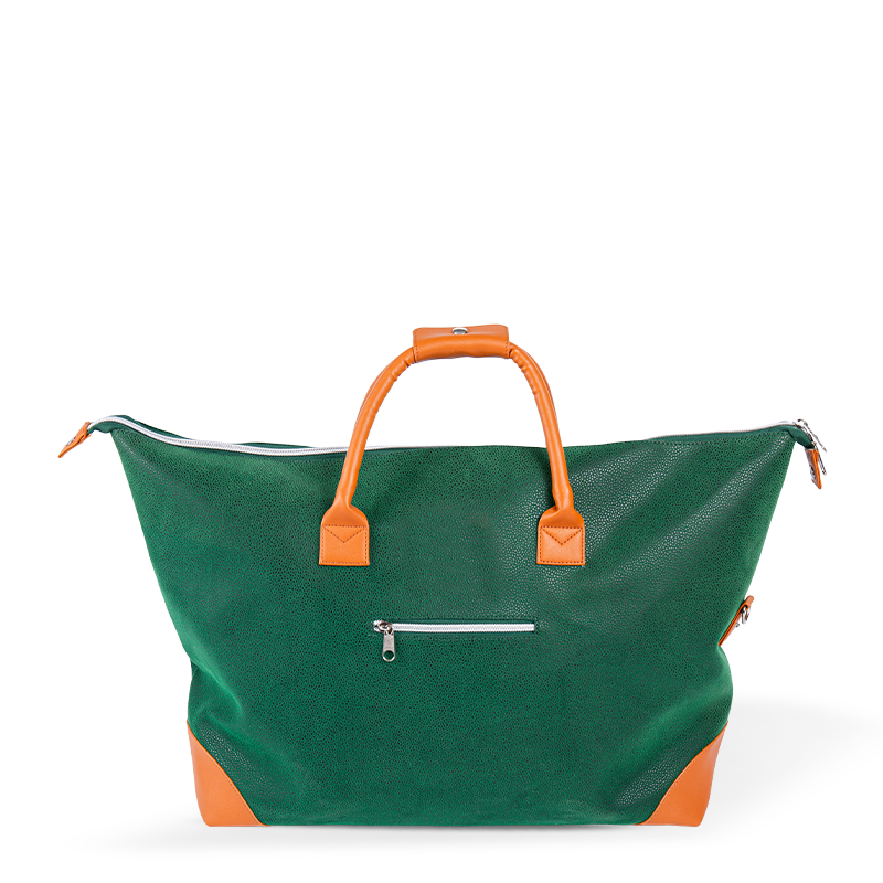 Unisex Green Full-Set Premium Travel Tote Bag