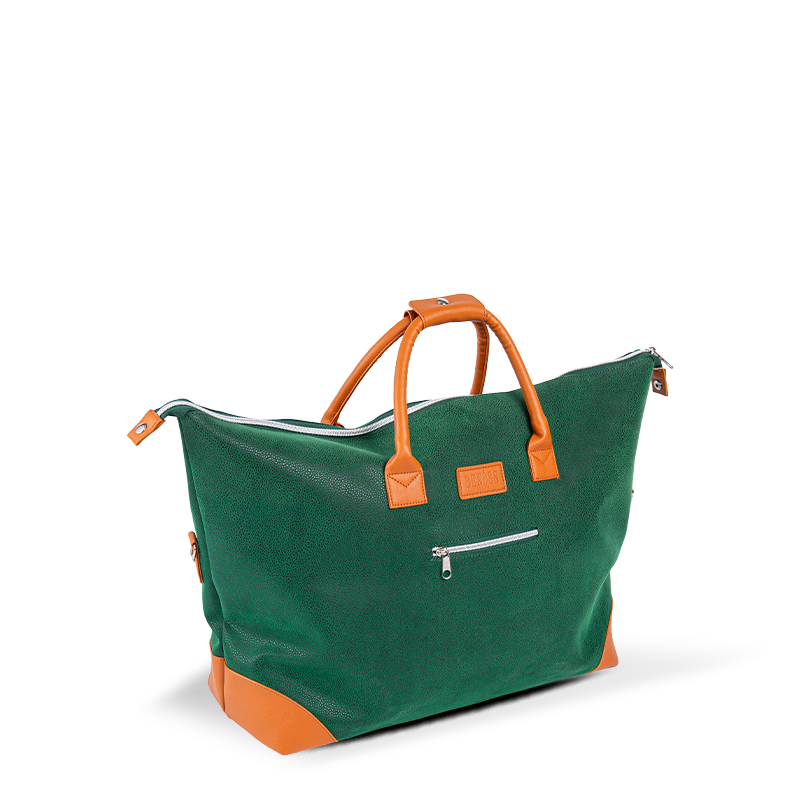 Unisex Green Full-Set Premium Travel Tote Bag