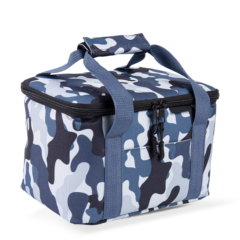 Camouflage Blue Navy Blue Coffee Maker Tote Bag