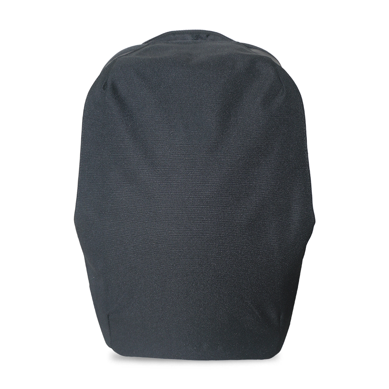Customized logo eco-friendly backpack waterproof deep green RPET material USB charging laptop carrying travel backpack