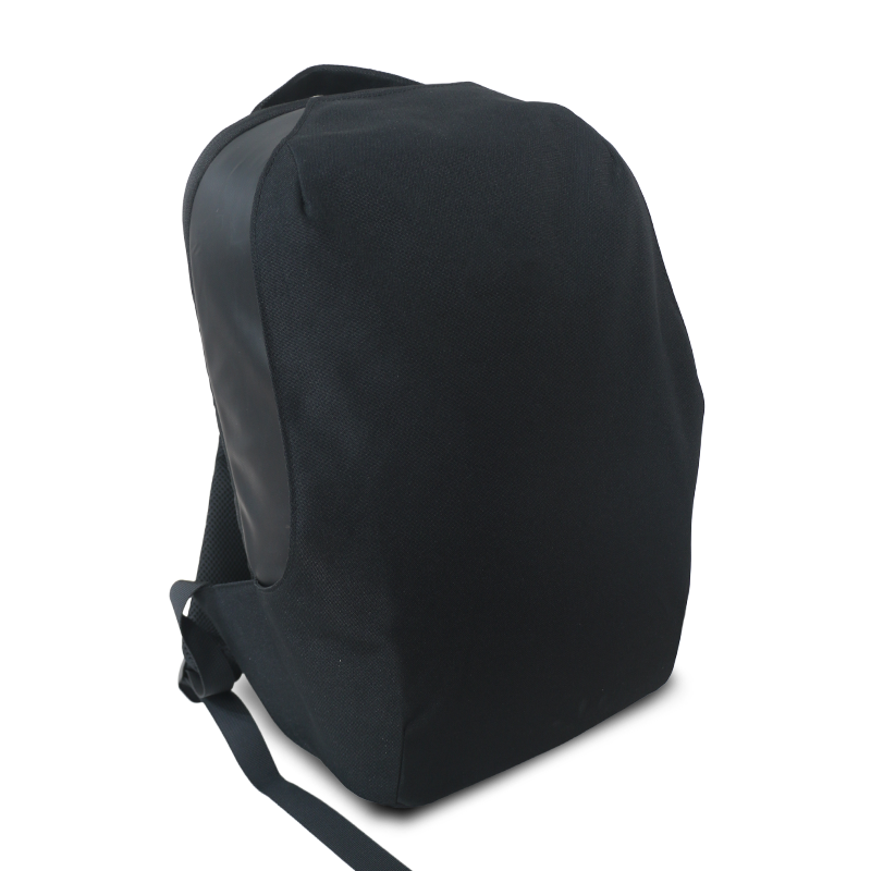 Customized logo eco-friendly backpack waterproof deep green RPET material USB charging laptop carrying travel backpack