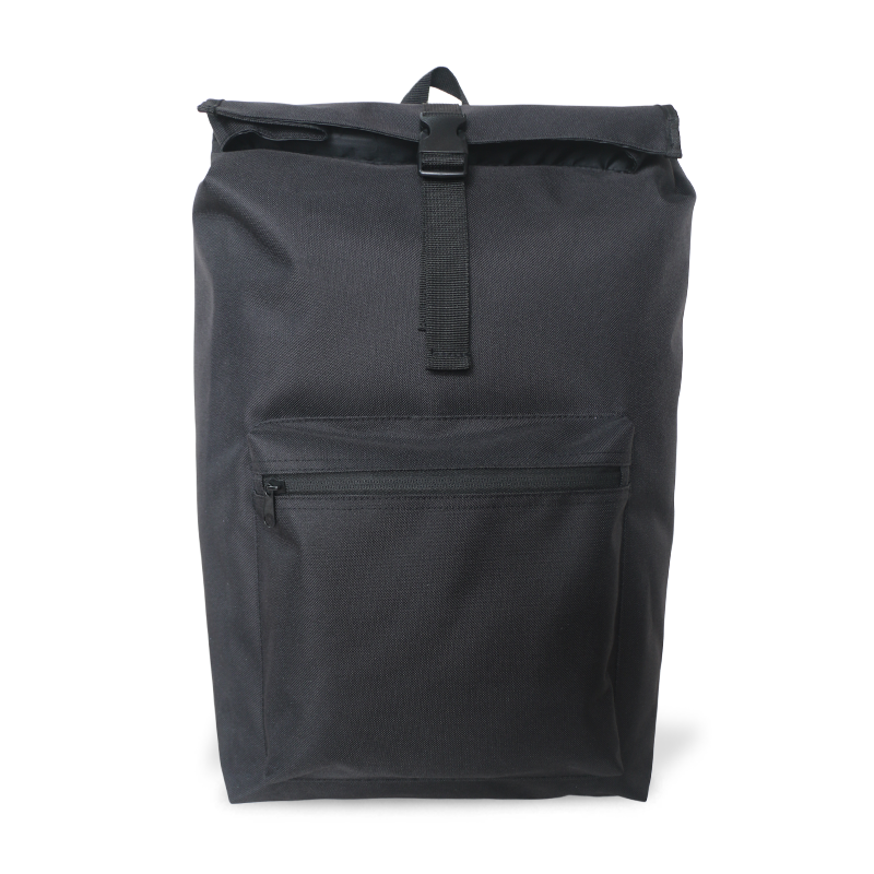 15.6-inch men's and women's laptop backpacks with waterproof rolled top, wide opening, suitable for school cycling, leisure travel