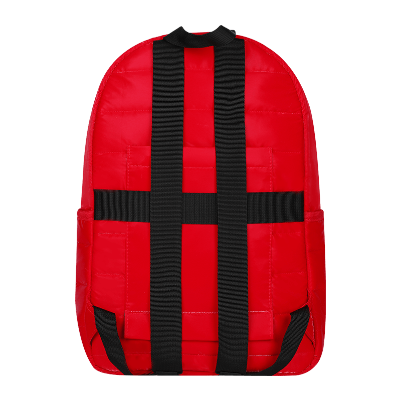 Customized Logo Lightweight Recycled Pet Rpet Nylon Quilted Fluffy 15L Women's Regular Backpack