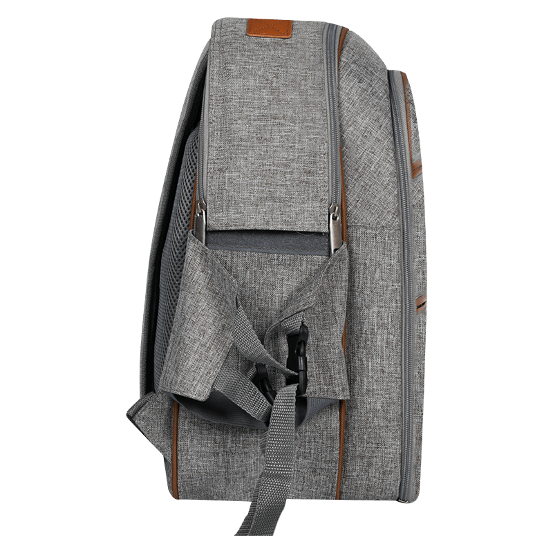 Classic Style Picnic Backpack Set, Suitable for 4 Insulated Refrigeration Rooms, Wine Bottle Racks, Wool Blankets, Tableware, Food Packaging