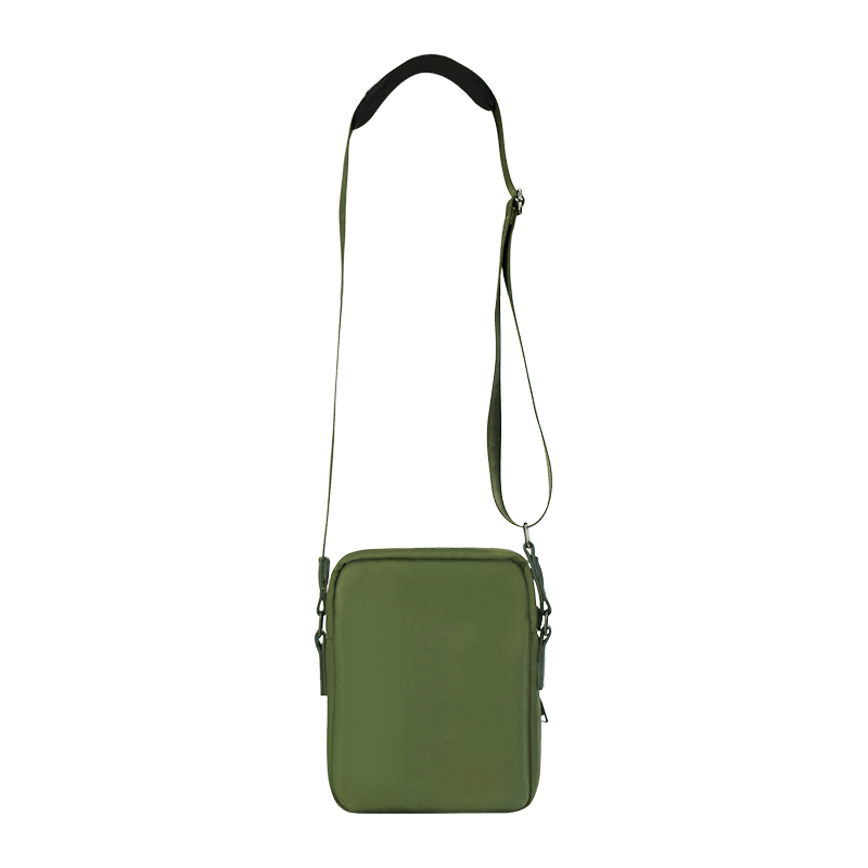 Customized LOGO Retro Bag Zipper Travel Men's PU Leather Shoulder Bag