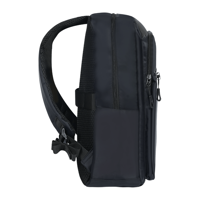 Multi functional fashion custom logo waterproof notebook backpack breathable shoulder strap polyurethane lining zipper seal