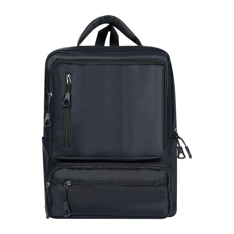 Multi functional fashion custom logo waterproof notebook backpack breathable shoulder strap polyurethane lining zipper seal