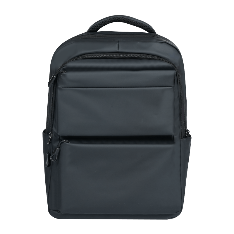 Fashionable men's business backpack, casual travel laptop bag with USB, waterproof Oxford material, large capacity