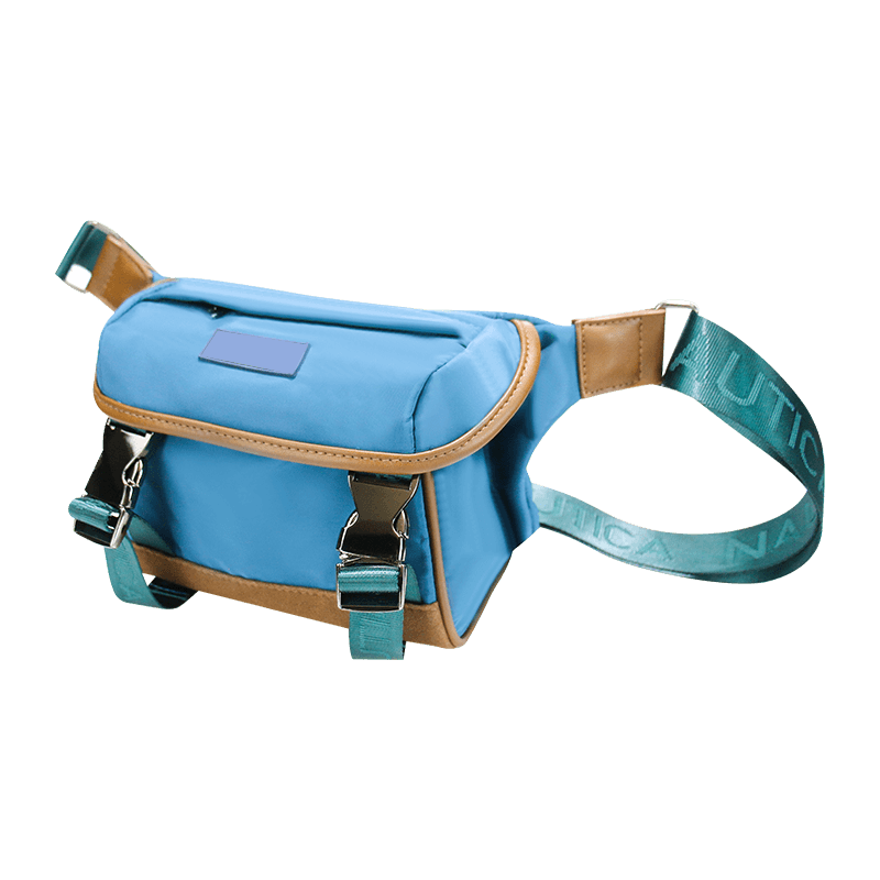 Fashion crossbody bag with zipper closure, side pocket, shoulder and chest bag
