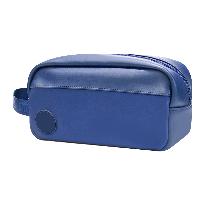 Stationery bag, cosmetics and makeup bag, rectangular PU cosmetics storage bag, business travel makeup bag