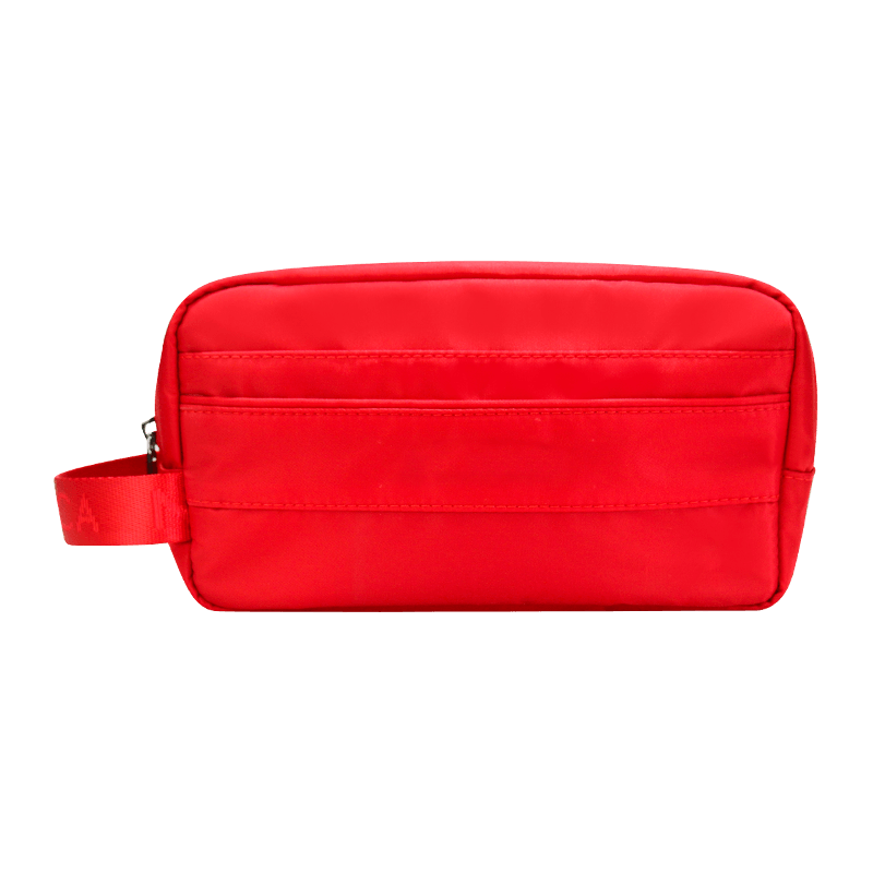 Red pencil case creative multifunctional double-layer pencil case with handle